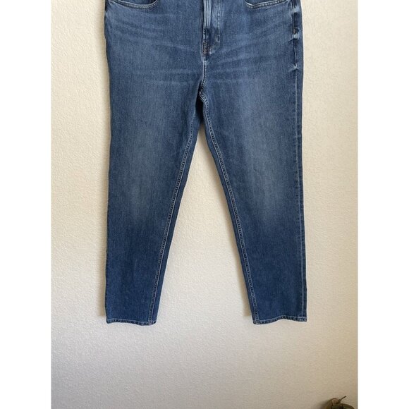 Everlane Jeans Men's 33x32 Blue Cotton Denim Relaxed Straight Fit Work Casual - Picture 3 of 10